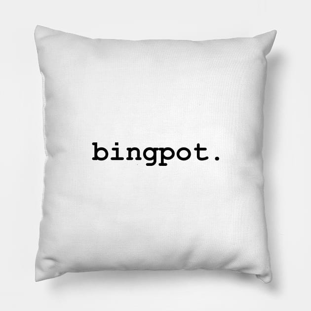 bingpot Pillow by mimimeeep