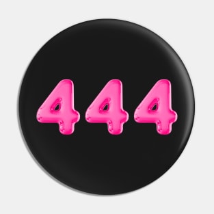 444 angel number pink Pin