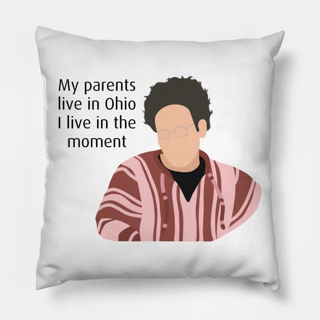 I Live In The Moment Pillow by angiedf28