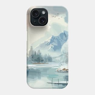 Winter Lake Phone Case