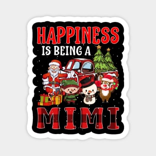 Happiness Is Being A Mimi Christmas Magnet