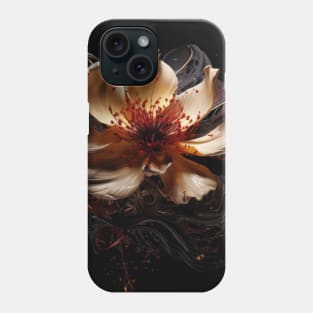 Fluid Blossom Art 3D Digital Art Phone Case