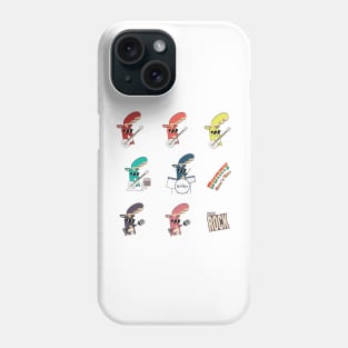 Rainbow Bunnies Band Phone Case