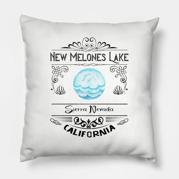 New Melones Lake California Pillow by artsytee