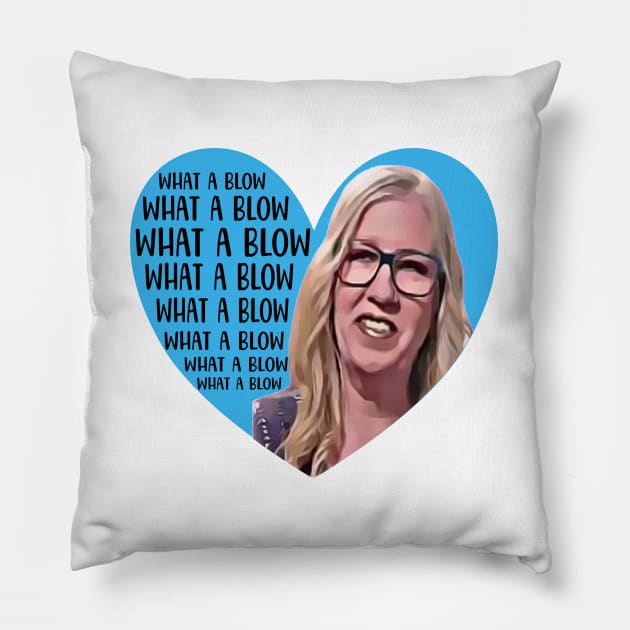 Funny 90 Day Fiance Fan Gift Jenny What a Blow Pillow by JPDesigns