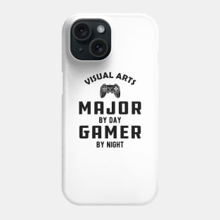 Visual arts major by day gamer by night Phone Case