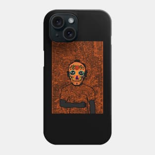 Express Yourself with NFT Character - MaleMask Doodle by TERRY BUTCHER on TeePublic Phone Case