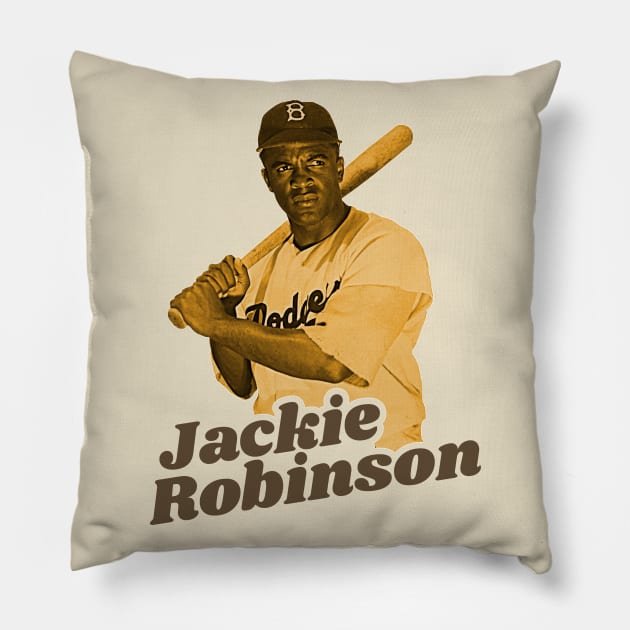 Vintage Jackie Tribute Design Pillow by darklordpug