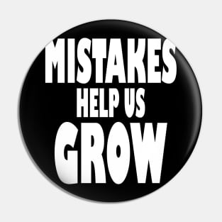 Mistakes help us grow growth mindset student teacher Pin