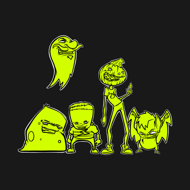 Hollow Dweebs - Colored (Yellow) by the lazy raccoon