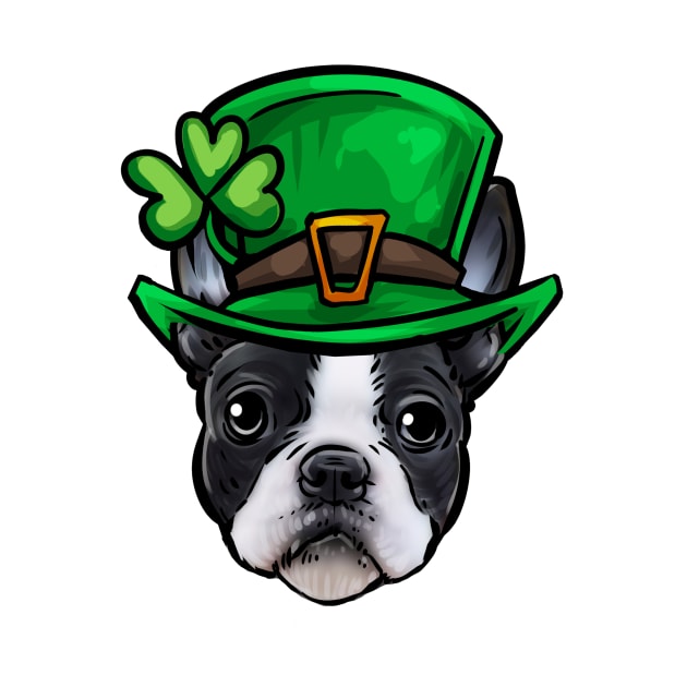 St Patricks Day Boston Terrier by whyitsme