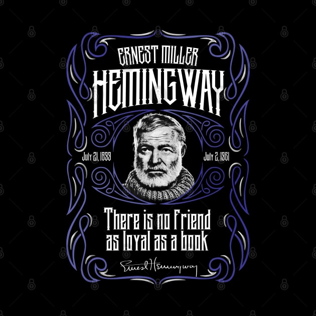 Ernest Hemingway Inspired Design by HellwoodOutfitters