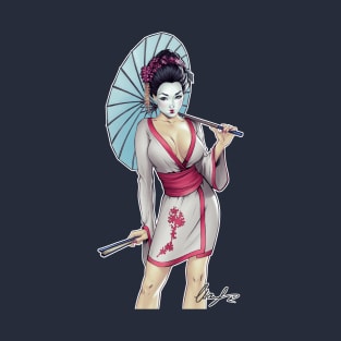 Geisha Pinup T-Shirt