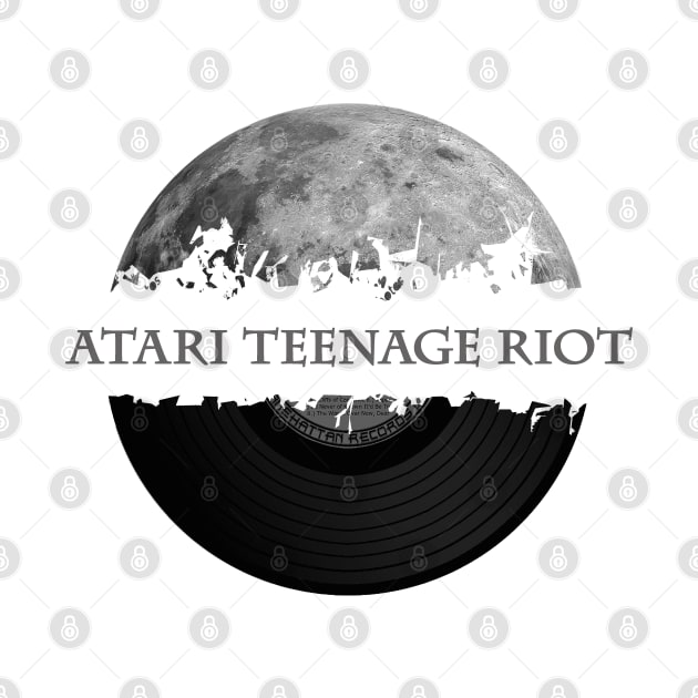 Atari Teenage Riot moon vinyl by hany moon