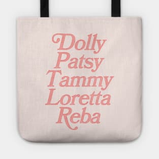 Country Legends  / Retro Style Country Music Fan Gift Tote