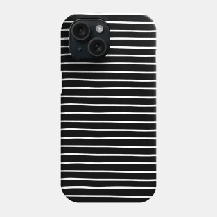 Black & White Handdrawn Stripe Phone Case