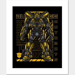 Transformers Cast Optimus Prime Bumblebee Jazz Wall Room Poster - POSTER  20x30