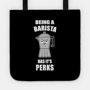 Funny Barista Coffee Lover Design Tote