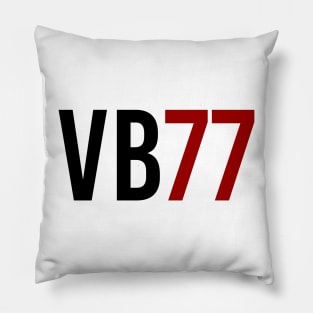 Valtteri Bottas 77 - Driver Initials and Number Pillow