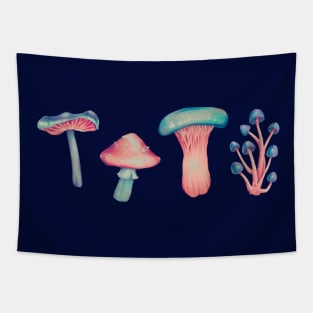 Cosmic Mushrooms Tapestry
