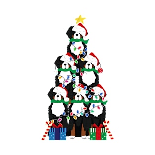 Bernese Mt Dog Puppy Christmas Tree T-Shirt