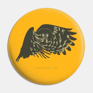 OWL-NIGHT PREDATOR Pin