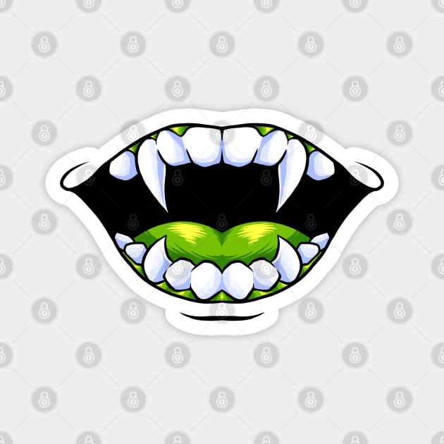 smiling mask mark3 Magnet by spoilerinc