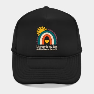 Literacy Is My Jam Literacy Teacher Reading Interventionist Hat