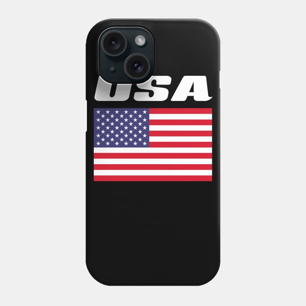 USA Flag United States of America 4th of July Phone Case by Super Fresh Art