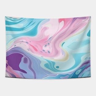 Abstract oil and water mix background Tapestry