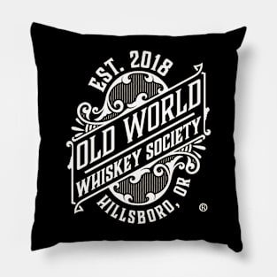 White logo, Hillsboro Pillow