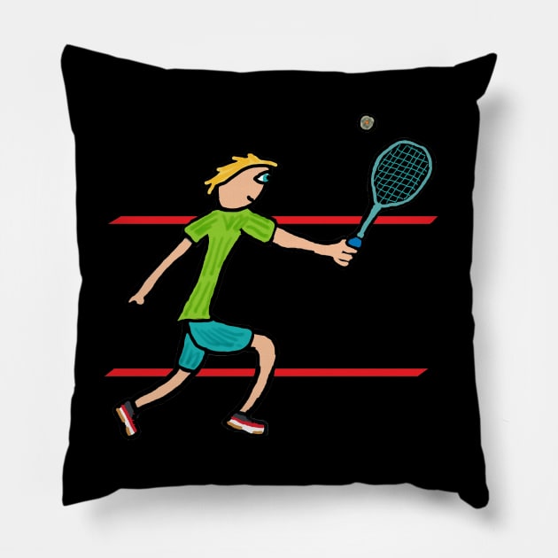 Squash Pillow by Mark Ewbie