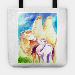 Mother and baby Camel Tote