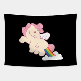 unicorn cute fart sky Tapestry