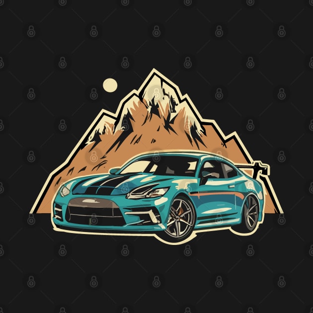 Car in Mountain classic by Cruise Dresses