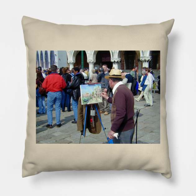 Venice Italy 03 Pillow by NeilGlover