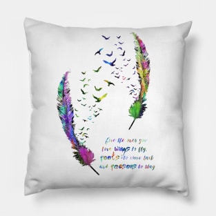 Birds feather Pillow