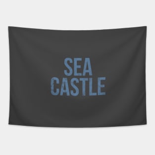 Sea Castle Vintage Tapestry