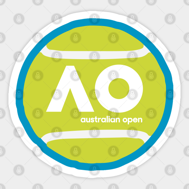 Australian Open Tennis Ball Australian Open Sticker Teepublic