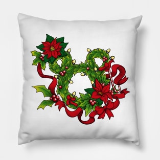 Festive Wreath Pillow