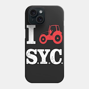 I tractor syc dark tee Phone Case