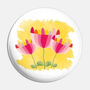 3 flowers in the world Pin