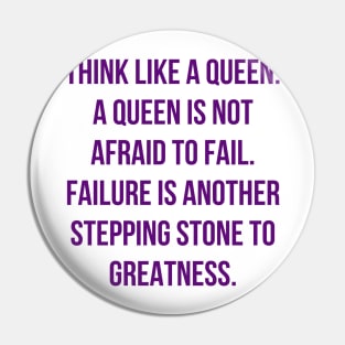 Think Like a Queen Pin