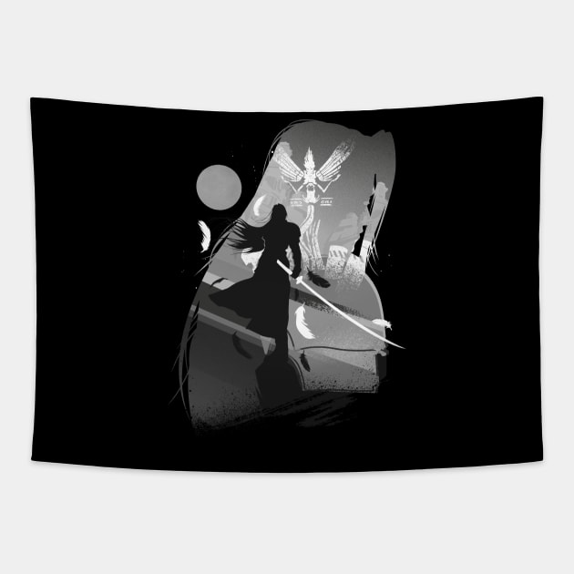 Villain-Sephiroth Tapestry by HyperTwenty