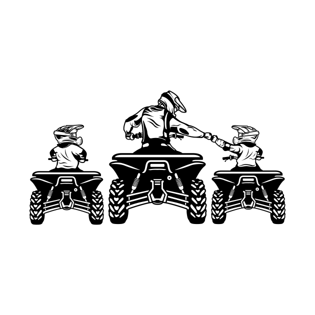 Atv Father and Kids Ride! by ArtOnly