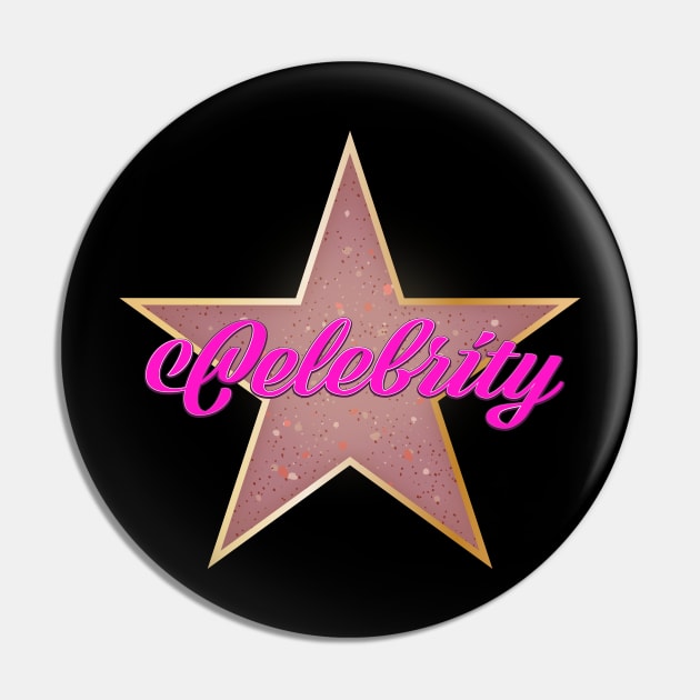 Celebrity Star Pin by nickemporium1