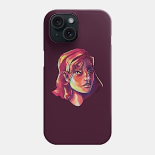 Neon girl Phone Case