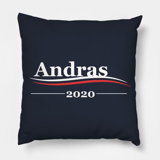 Andras 2020 - Emily Andras for President! Pillow by viking_elf