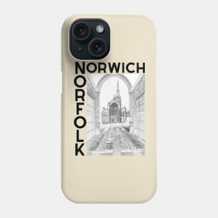 Norwich Cathedral Norfolk Phone Case