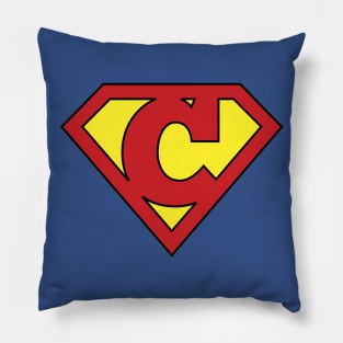 C Programming Superhero - Cool Computer Programmer Design Pillow